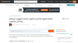
                            10. please suggest best captive portal application captive portal ...