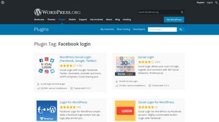 
                            6. Plugins categorized as facebook login | …