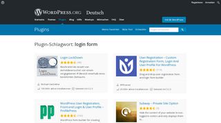 
                            7. Plugins categorized as login form | WordPress.org