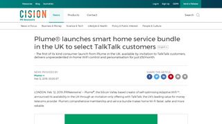 
                            4. Plume® launches smart home service bundle in the UK to ...