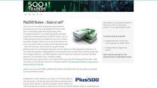 
                            7. Plus500 Review - Scam or not? |