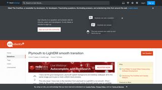 
                            1. Plymouth to LightDM smooth transition - Ask Ubuntu