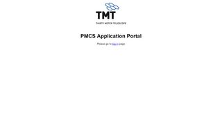 
                            6. PMCS applications portal: TMT