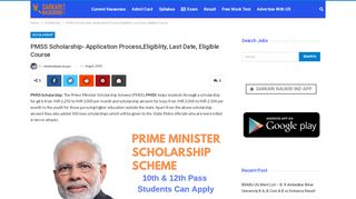 
                            4. PMSS Scholarship- Application Process| Eligiblity ...