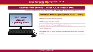 
                            6. PNB Online Account Opening Portal - pnbnet.org.in