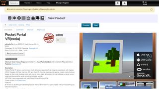 
                            5. Pocket Portal VR - Video Game Developer Club