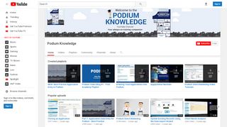 
                            3. Podium Knowledge - YouTube