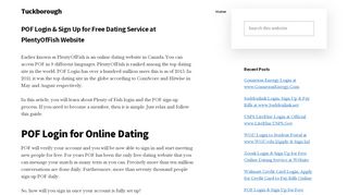 
                            7. POF Login & Sign Up for Free Dating Service at ...