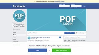 
                            9. POF.com Login - Plenty of Fish Sign In - Posts | Facebook