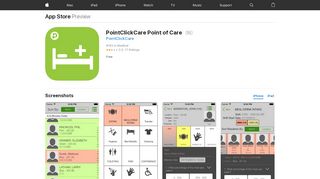 
                            7. ‎PointClickCare Point of Care on the App Store