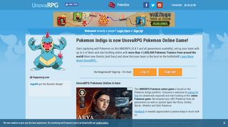 
                            10. Pokemon Online Game - UnovaRPG (Pokemon Indigo)