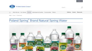 
                            4. Poland Spring | Spring Water | Nestlé Waters North America