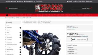 
                            4. Polaris Ranger 1000 XP & Crew 8” Portal Gear Lift - Wild Boar ATV Parts