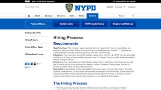 
                            2. Police Officer Hiring - NYPD - NYC.gov