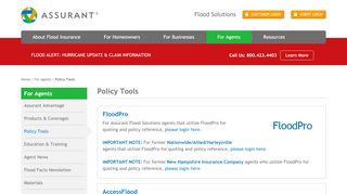 
                            10. Policy Tools - For Agents - Assurant Flood Solutions