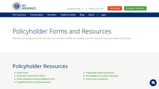 
                            1. Policyholder Forms and Resources | AKC Pet Insurance