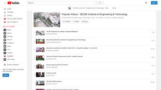 
                            5. Popular Videos - SECAB Institute of Engineering ... - YouTube