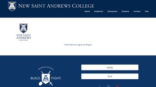 
                            6. Populi Login - New Saint Andrews College