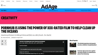
                            4. Pornhub is using the power of XXX-rated film to help clean up ...