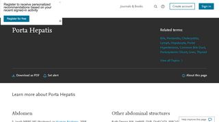 
                            7. Porta Hepatis - an overview | ScienceDirect Topics