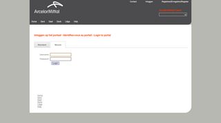 
                            4. Portaal login - Portal login - ArcelorMittal Gent