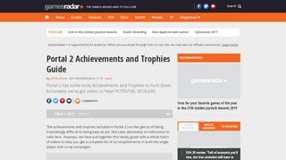 
                            6. Portal 2 Achievements and Trophies Guide | GamesRadar+