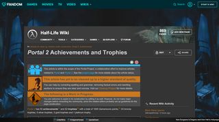 
                            7. Portal 2 Achievements and Trophies | Half-Life Wiki | FANDOM ...