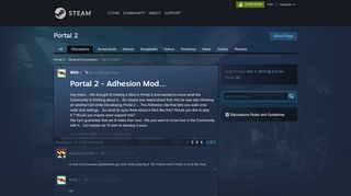 
                            5. Portal 2 - Adhesion Mod... :: Portal 2 General Discussions
