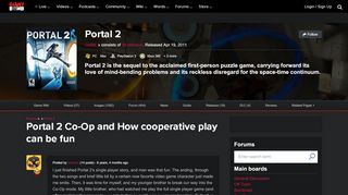 
                            7. Portal 2 Co-Op and How cooperative play can be fun - Giant Bomb