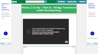 
                            6. Portal 2 Co-Op - Part 8 - Bridge Teamwork (with RozzGaming)