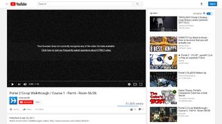 
                            2. Portal 2 Co-op Walkthrough / Course 1 - Part 6 - Room 06/06 ...