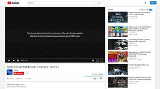
                            3. Portal 2 Co-Op Walkthrough - [ Course 2 - Level 6 ] - YouTube