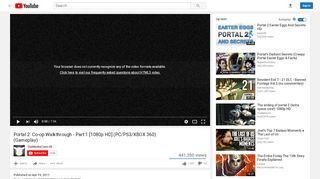 
                            9. Portal 2: Co-op Walkthrough - Part 1 [1080p HD] (PC/PS3 ... - YouTube