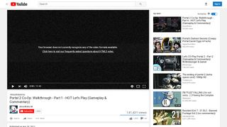 
                            7. Portal 2 Co-Op: Walkthrough - Part 1 - HOT Let's Play ... - YouTube