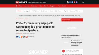 
                            6. Portal 2 community map-pack Cosmogony is a great reason to return ...