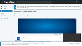 
                            6. Portal 2 Coop, Easter Egg. Warning Spoilers | AnandTech Forums ...