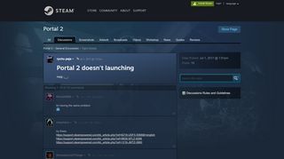 
                            2. Portal 2 doesn't launching :: Portal 2 General Discussions