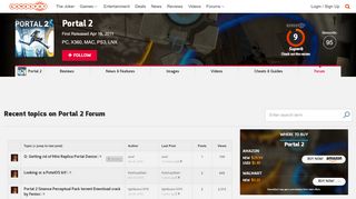 
                            3. Portal 2 Forum - GameSpot
