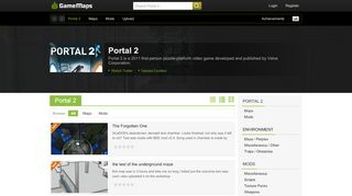 
                            2. Portal 2 - Free Maps and Mods! - GameMaps