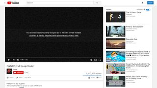 
                            1. Portal 2 - Full Co-op Trailer - YouTube