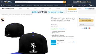 
                            9. Portal 2 Game Logo 1 Platinum Style Baseball Snapback Hat RoyalBlue