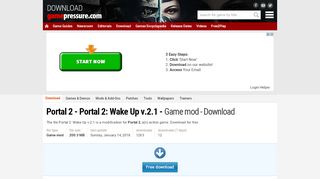 
                            8. Portal 2 GAME MOD Portal 2: Wake Up v.2.1 - download ...