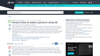 
                            5. Portal 2-How to make a portal in Unity 3D - Unity Answers