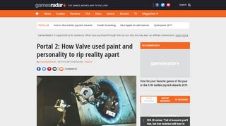 
                            3. Portal 2: How Valve used paint and personality to rip reality apart ...