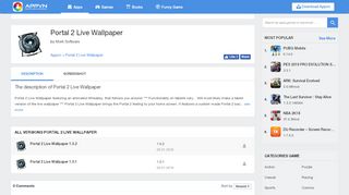 
                            4. Portal 2 Live Wallpaper - Appvn