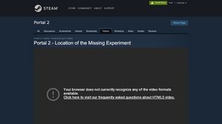 
                            8. Portal 2 - Location of the Missing Experiment - Steam Community