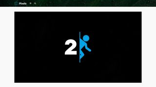 
                            2. Portal 2 Logo WQHD 1440p Wallpaper | Pixelz