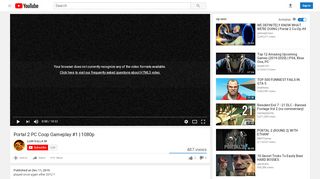 
                            8. Portal 2 PC Coop Gameplay #1 | 1080p - YouTube