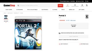 
                            10. Portal 2 | PlayStation 3 | GameStop