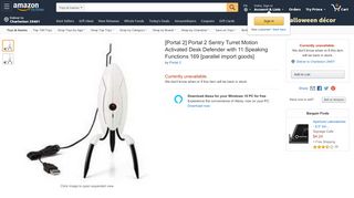 
                            5. [Portal 2] Portal 2 Sentry Turret Motion Activated ... - Amazon.com